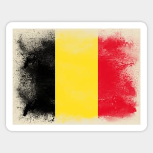 Belgium flag isolated Sticker